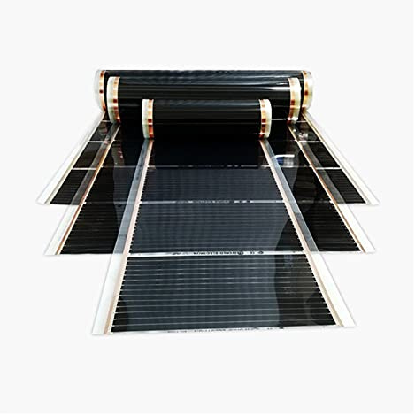 Riscaldamento a Pavimento Riscaldatore di Pellicola riscaldata elettrica a infrarossi a infrarossi in Carbonio 7m2 50 cm 80 cm 100 cm sotto i Film di Riscaldamento del Pavimento del Riscaldamento (Co