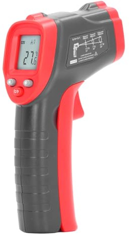 Infrarot-Thermometer Temperatur Pistole, -50℃~550℃ (-58℉~1022℉), Oberflächentemperatur-Lesegerät, Handheld Hitze-Temperatur-Pistole für Kochen, BBQ, Pizza, Backofen,