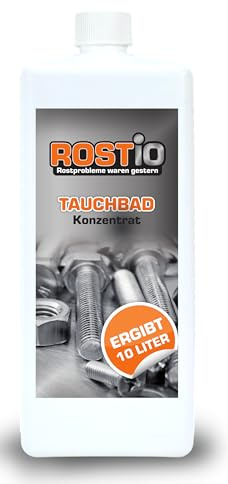 Rostio Tauchbad Konzentrat 1 Liter Rostentferner Rost entfernen kein Rostumwandler