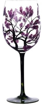 Copas De Vino Pintadas A Mano, Copas De Vino De Cuatro Estaciones