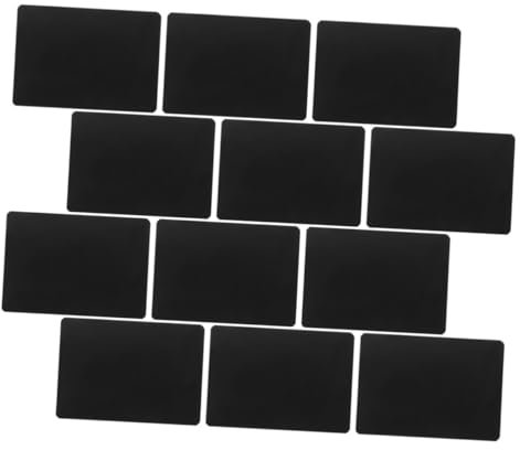 SOLUSTRE 12 Stücke Writtable Display Tags Price Tags Message Boards Vertical Design for Loose Groceries Supermarkets