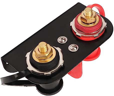 Vattentät Batteriterminal Block Kit med M10x2 Gängor, 250A Märkström, Fjärrstyrd Batteripol Monteringssats