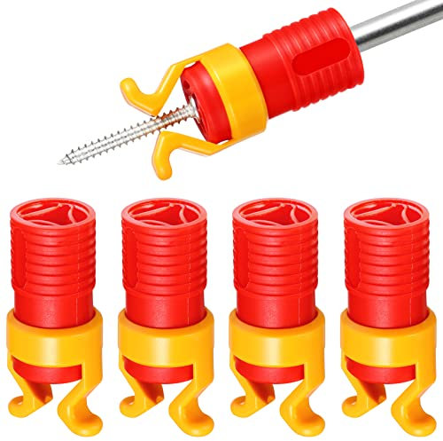 Gadpiparty 4pcs Screw Gripper Woodworking Tool Fixing Screw Holder Clamp Holding Tools for Electric