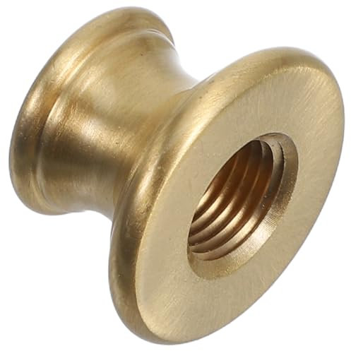 QUMIIRITY Desk Lamp Accessories Solid Brass Repair Supplies Turned Brass Spindle for Lamp Repair Rod Threaded Coupling Rod for Light Fixture Fittings