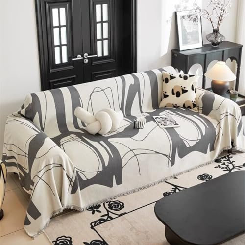 RCYONGQ Sofabezug L Form Ecksofa Husse Überzug Bezug Für Sofa, Couch Überwürf, Sofa Abdeckung Hund Katze Kratzschut für Wohnzimmer,Multi-Size Sofa Sitzkissenbezug 180X260CM