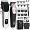 Evavii Tagliacapelli uomo professionale, Macchinetta per capelli ricaricabile ad alta potenza & T-blade Trimmer Kit Regolabarba Tagliacapelli elettrico per uomo impermeabile- Per uso domestico e salon