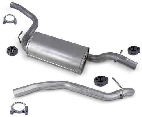 ATEC Germany Endschalldämpfer + Endrohr + Montagematerial