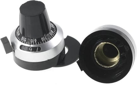 ZPTPNGWH 10pcs 3590 3590S 6.35 mm Precision Scale knob Potentiometer knob Equipped for Multi-Turn Potentiometer
