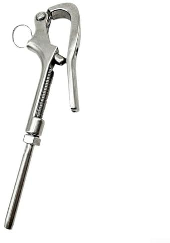 Marine Quick Release Shackle, 316 Stainless Steel Openable Pelican Hook For Secure Marine Equipment Management, Boat Safety Railing for Yacht Sailing Boat, Anchor Securing Hardware(10mm)