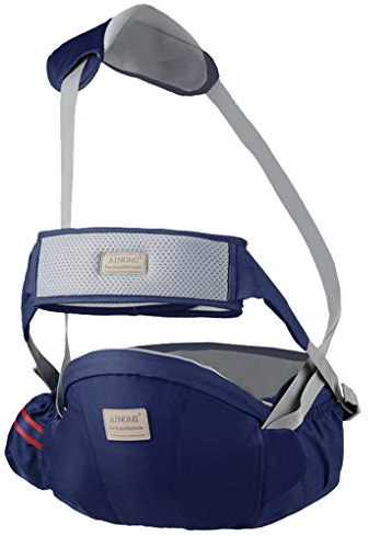 Baby Hüftsitz Ergonomische mit Sicherheitsgurt Schutz,Reine Baumwolle Leicht und atmungsaktiv,Ergonomischer Leichte Taille Hocker Baby Hüftsitz für 3-36 Monate