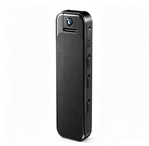 Andoer 1080P HD Mini Body Camera with Audio and Video Recording 180°Lens
