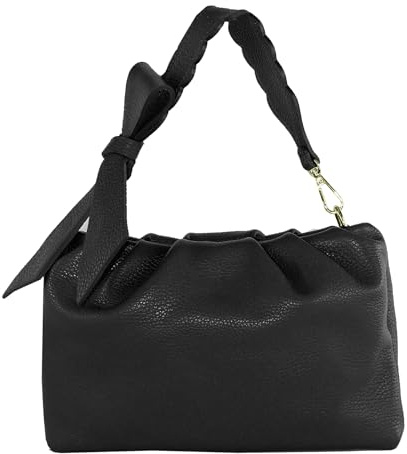 modamoda de T254 Damen Henkeltasche Schultertasche, handmade in Italy