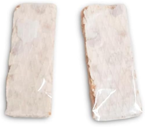 Portions de nougat artisanal en vrac - Format de 1 kg (45 unités environ) - Nougat de Jijona et Nougat d'Alicante à parts égales.