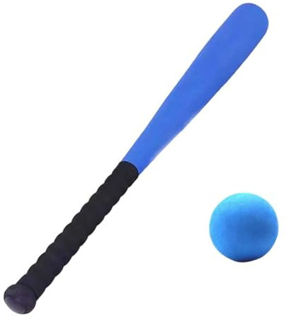 predolo Schaumstoff Baseballschläger und Ball für Kinder, 53,3 cm, Spielset für Freizeitaktivitäten, Blau