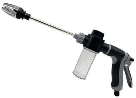 Waterblitz Power Washer, Water Blitz Power Washer, Water Blitz Hose Attachment, 360° Rotating, High-Pressure Cleaner for Every Garden Hose (1PC+Foam pot(black))
