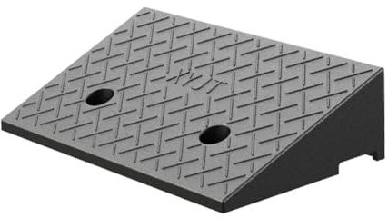 KXWOQ3ED Rampe de Seuil Portable, Capacité 3T Rampes d'accès Voiture, Rampe de Trottoir en Caoutchouc pour Voiture Fauteuil Roulant Scooter Tondeuse à Gazon(50x32x4 cm)