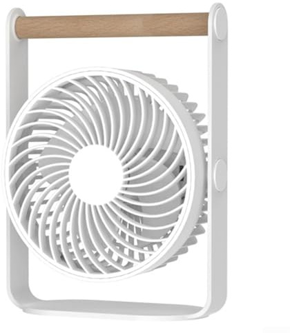 Ventilateur de bureau USB compact offrant un flux d'air puissant avec trois vitesses de vent, pour une utilisation au bureau, dans la chambre ou pour la maison, équipé d'un fonctionnement silencieux