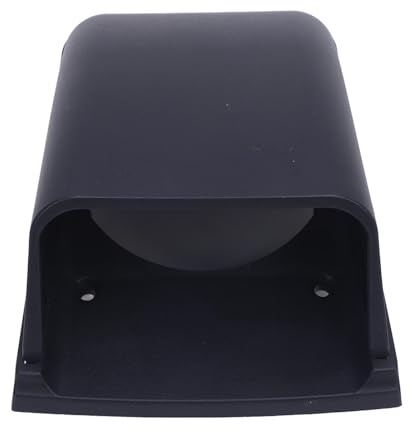 Generic Cubierta de Gatillo de Escape de Bootenlasser, Sólida Entrada de Entrada Marina de Flujo de Aire Reforzado Multifuncional -Exhaust 3in para Autocaravanas (Black)