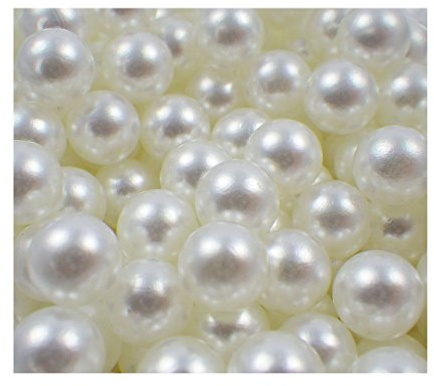 Sparpack 1000 hochwertige Hochzeitsperlen nachgebildete lose Perlen Perle Dekoperlen Kunststoffperlen 8mm weiss