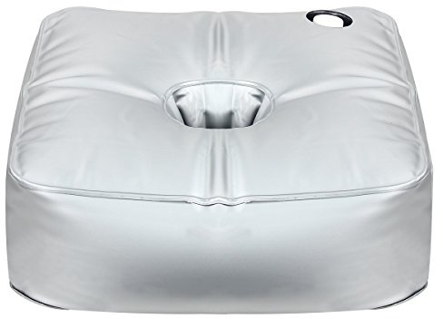 Latinaric Pied De Parasol Base Support Pour Parasol À Remplir D'eau Pour Parasol De Plage Drapeau Patio Jardin Plage Piscine Balcon 40 x 40cm