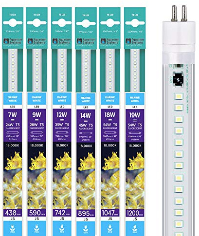 Aquarium Systems Tube T5 LED 18000 K Marineblau White für Aquaristik 104,7 cm 18 W