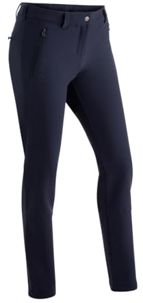 Maier Sports Helga Slim, Warme Damen Wanderhose, Wasserabweisende Hose | Für Trekking und Hiking, Dryprotec für schnelles Trocknen, Enganliegender Schnitt, Perfekt für den Winter