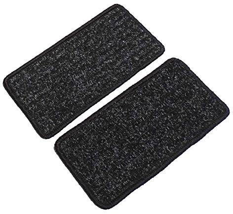 MERTEX Automatte Autoteppich Robust anthrazit meliert 30352-R-A (schwarz, 2 Einstiegsmatten)