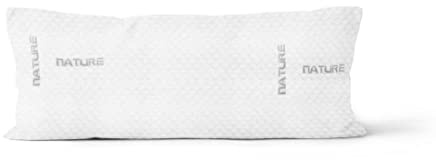 Soleil d'ocre, Traversin Mémoire de Forme, Blanc, 90 cm