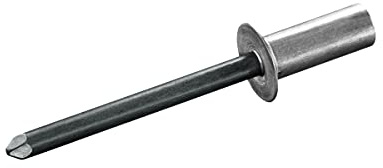 GOEBEL® - 250 x Dicht-Becherblindnieten Aluminium/Stahl (Ø x L) 4,8 x 11,0 mm Senkkopf ISO15974 Dicht-Becherblindniete Becher Blindniete Dichtblindniete Bechernieten Dichtnieten CUP