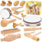 Jojoin Jouets Instrument de Musique Enfant - Instrument de Musique Bebe avec Tambour Xylophone - Jouet Enfant Bebe 1 2 3 4 Ans - Jeux Montessori 2 Ans - Cadeau Paques Enfants