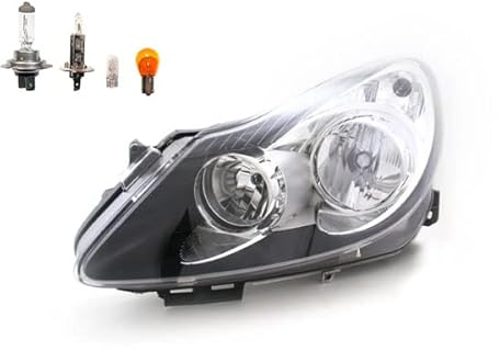 Johns, Scheinwerfer Halogen passend für Opel Corsa D 07/2006-12/2010 Links Leuchtmittel