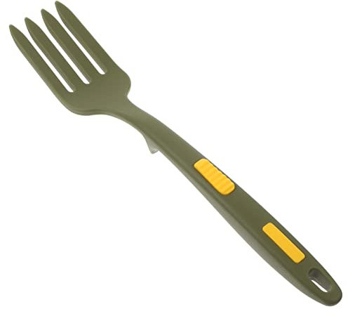 Anneome Forchetta Per Cena Domestica e Insalata Portatile in Silicone, Manico Liscio e Presa Comoda, Accessorio Da Cucina Leggero Per Uso Quotidiano