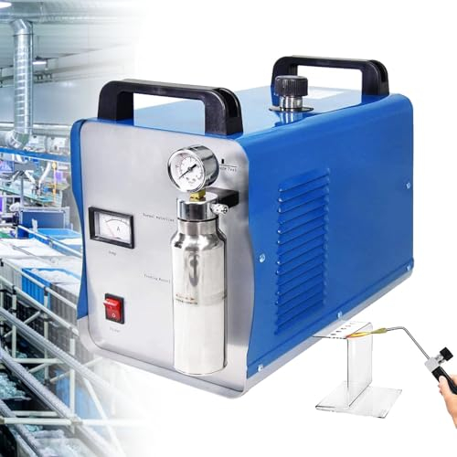 Oiyekntd Hydrogen Gas Flame Generator, Portable Acrylic Welder Gas Flame Generator Torch Acrylic Polisher Machine Hydrogen Water Welder Machine Welder,150L/H