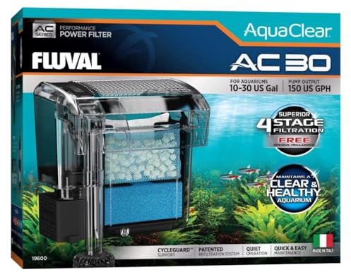 Fluval AquaClear AC30 Hochleistungsfilter, 38–114 l