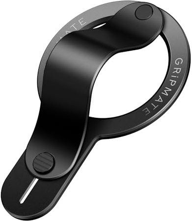 GripMate per Cellulari Anello per MagSafe - Supporto Magnetico Rimovibile - Comodo Anello da Dito per iPhone 16/15/14/13/12, Tutti Gli Smartphone, Accessori per MagSafe, Nero