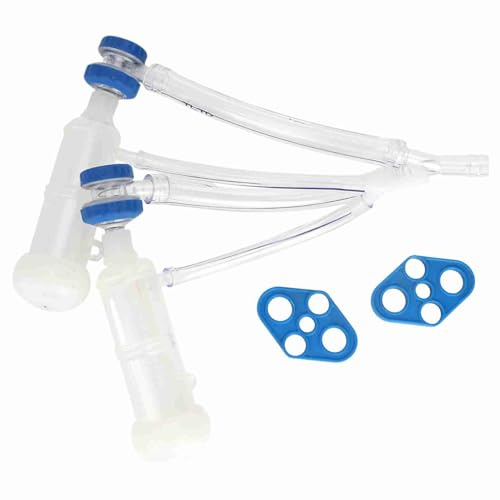 Piezas de máquina de ordeño de ovejas de cabra kit de garra de leche de calidad premium con revestimiento de taza para equipos de granja lechera construcción de plástico pesado 31