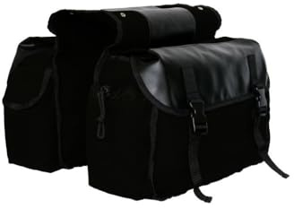 KIXZSAZ Fahrrad Gepäck Sattel Motorrad Segeltuch wasserdichte Packtaschen Rucksack Motorrad Träger Taschen für das Radfahren, das Reisen bereist