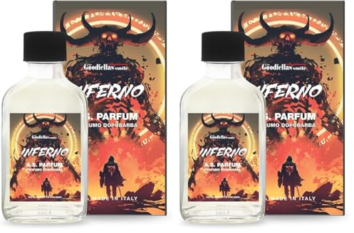 THE GOODFELLAS' SMILE Aftershave Inferno. Made in Italy, 100 g (Packung mit 2)