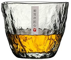 Maya Star Japanese Clear Whisky Glass Used in Scotch, Brandy, Cocktail - A6 Glacier Design