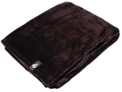 HEAT HOLDERS | Luxus Winter Warm Fell Decke 180x200cm | Bunt Decke für Sofa (Schokolade)