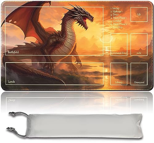 MPLR BOARD GAME Tapis De Jeu Premium 60x35cm TCG Compatible avec OCG CCG RPG MTG Tapis De Jeu, Tapis De Souris Tapis De Table (Tapis De Jeu Nicol-Bolas Original)