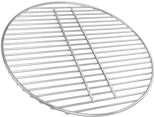 Nordic Bbq Store 7441 Holzkohlerost mit 43 cm Durchmesser für 57 cm runde Weber One-Touch Silber, Kugelgrills, Bar B Wasserkocher und Master Touch und One-Touch-Holzkohlegrills