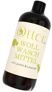OtterCare Wollwaschmittel mit Lanolin und Lavendelduft,Waschmittel mit Lanolin für Lammfell, Cashmere,Wollwalk und Merino Wolle Rückfettend Natürliche Pflege für deine Textilien