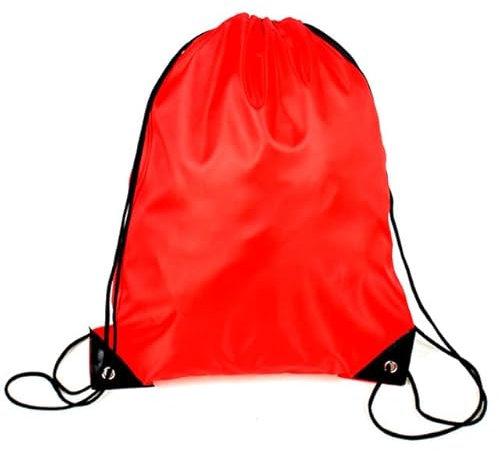 DQZRTUECA Helmtasche, regenfester Rucksack, Tasche mit Kordelzug for Motorrad, Roller, Moped, Reiten, vollständiger halber Helmdeckel, Schutztasche, multifunktionale Tasche(Red)