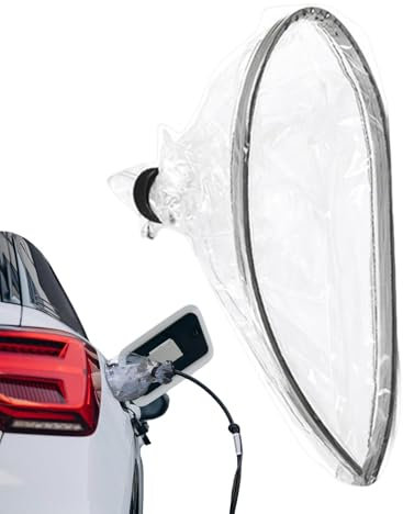 EV Charging Port Rain Cover - EV Car Charger Port Reusable Rain Cover,Weatherproof Electric Vehicle Plug Protector Magnetic Suction for Commuting