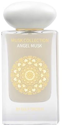 Gulf Orchid Angel Musk EDP - Perfume oriental dulce y almizclado para mujer, notas suaves de aroma a vainilla, sándalo y rosa, uso diario