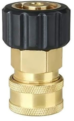 HAFRILY Quick Connect Female Hochdruck Reinigungsmaschine M22 auf 1/4 Hochdruckreiniger Adapter Schnellkupplung Messing Innengewinde Anschlussteile