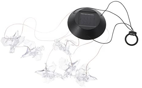 KONTONTY Solaire Extérieur Éolien Décoration pour Jardin Lampe Solaire Extérieur
