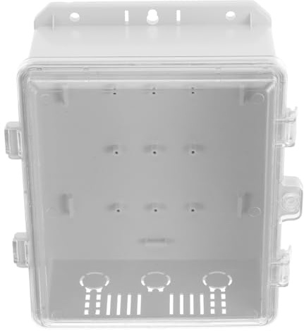 HORIALENCE Scatola di derivazione impermeabile per esterni scatola di distribuzione in plastica con coperchio Facile da installare e da manutenzione per dispositivi elettrici Spazioso e