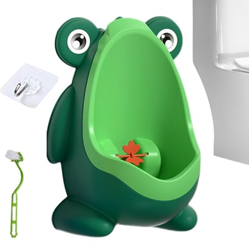 Mihauuke Urinoirs Pour L'apprentissage De La Propreté Des Garçons - Urinoir En Forme De Grenouille Avec Ludique Pour Viser,Toilette Interactive Détachable Pour Multi Usage Intérieur Garçons